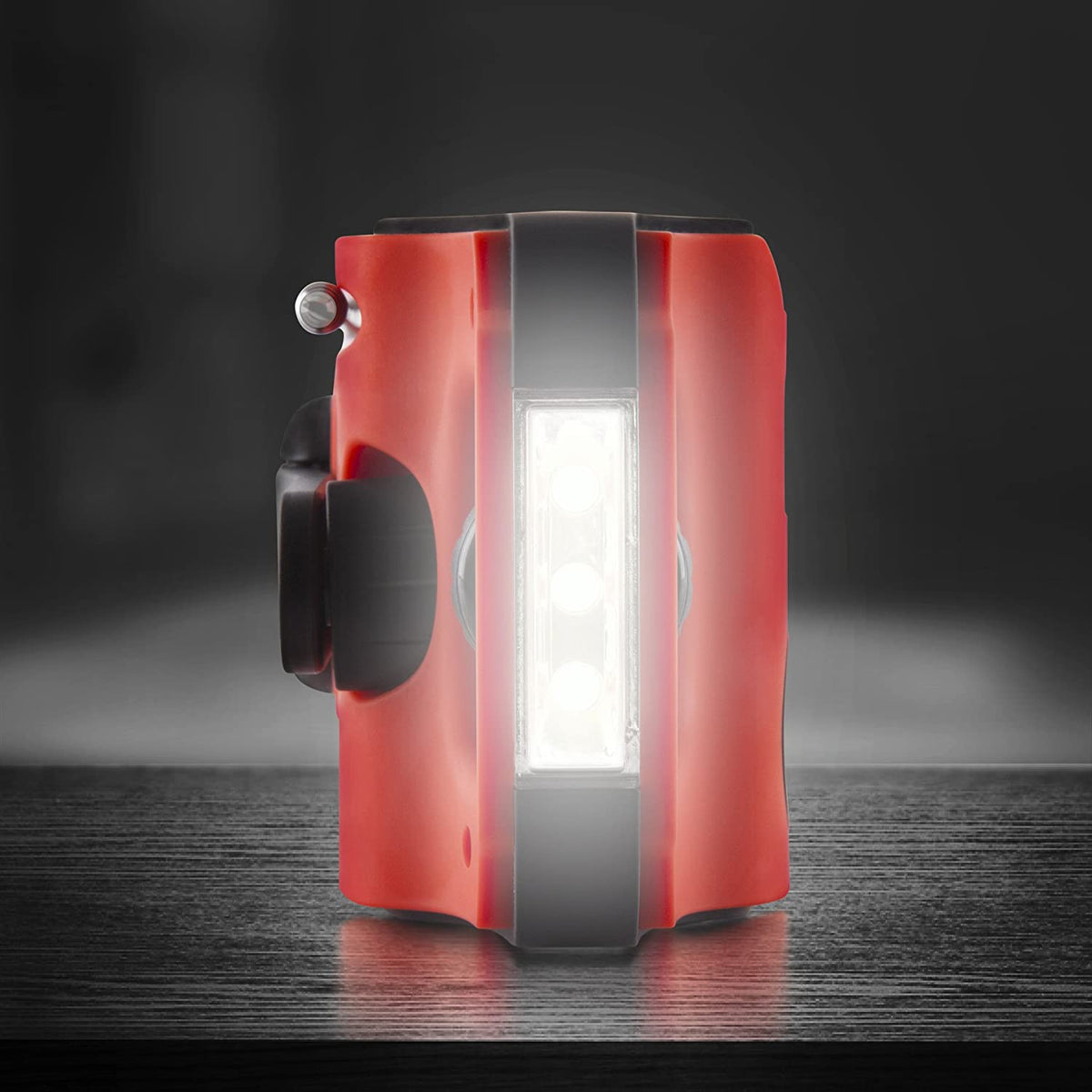 Duronic APEX Radio turystyczne dynamo solarne USB | z lampką LED | korba ręczna | camping | biwak | latarka dynamo | USB | radio solarne | zegar | wyświetlacz