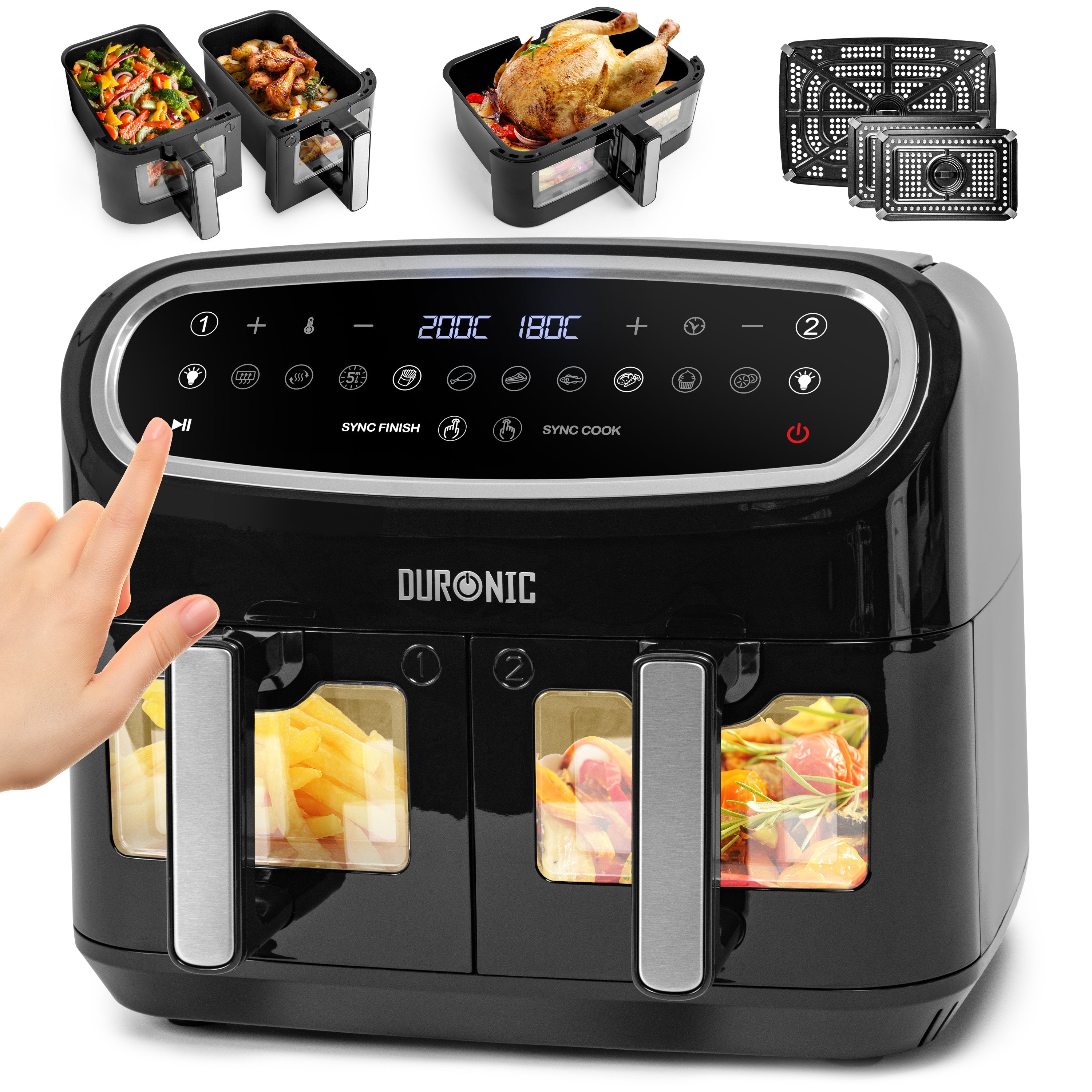 Nowoczesny airfryer do zdrowego gotowania