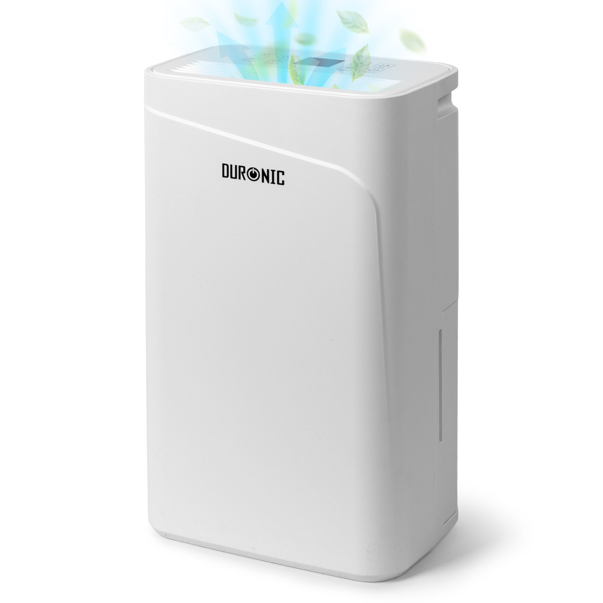 Duronic DH121 Osuszacz powietrza o mocy 300 W, do 12 litrów wody dziennie, zbiornik na wodę o pojemności 2,1l. Pochłaniacz wilgoci zwalcza nadmierną wilgotność i zapobiega rozwojowi pleśni. Timer