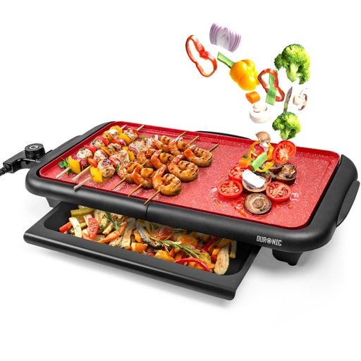Duronic GP25 Grill elektryczny teppanyaki 2000W płyta ceramiczno-tytanowa