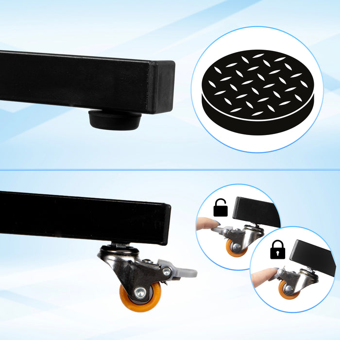 Duronic BD-SFPS120 Ekran projekcyjny zewnętrzny lub wewnętrzny ze statywem i torbą do przenoszenia mobilne zastosowanie montaż ścienny 120 cali