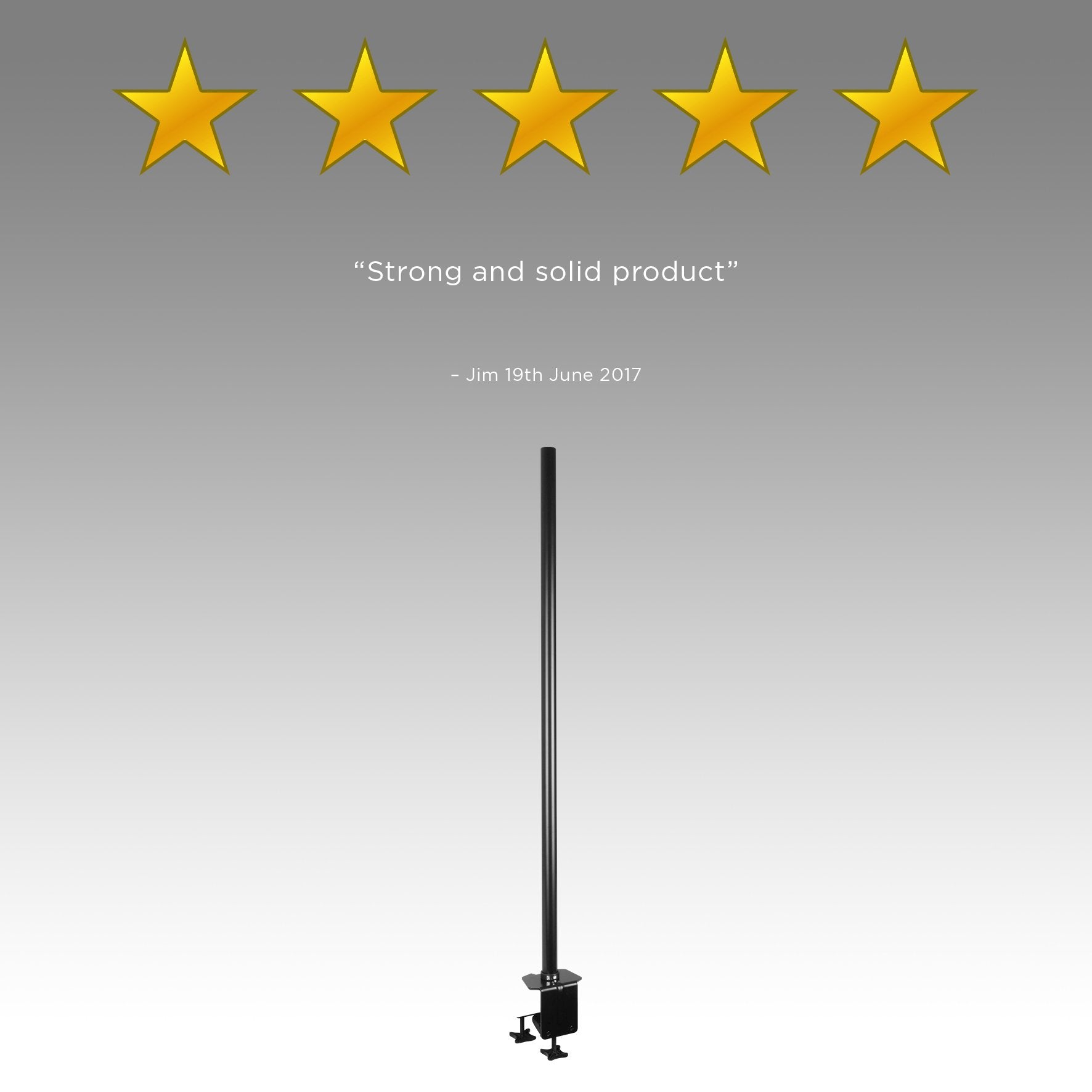 Duronic DM453Pole 105cm Trzon modelu DM453 wys. 105 cm, 3 wsporniki słupek