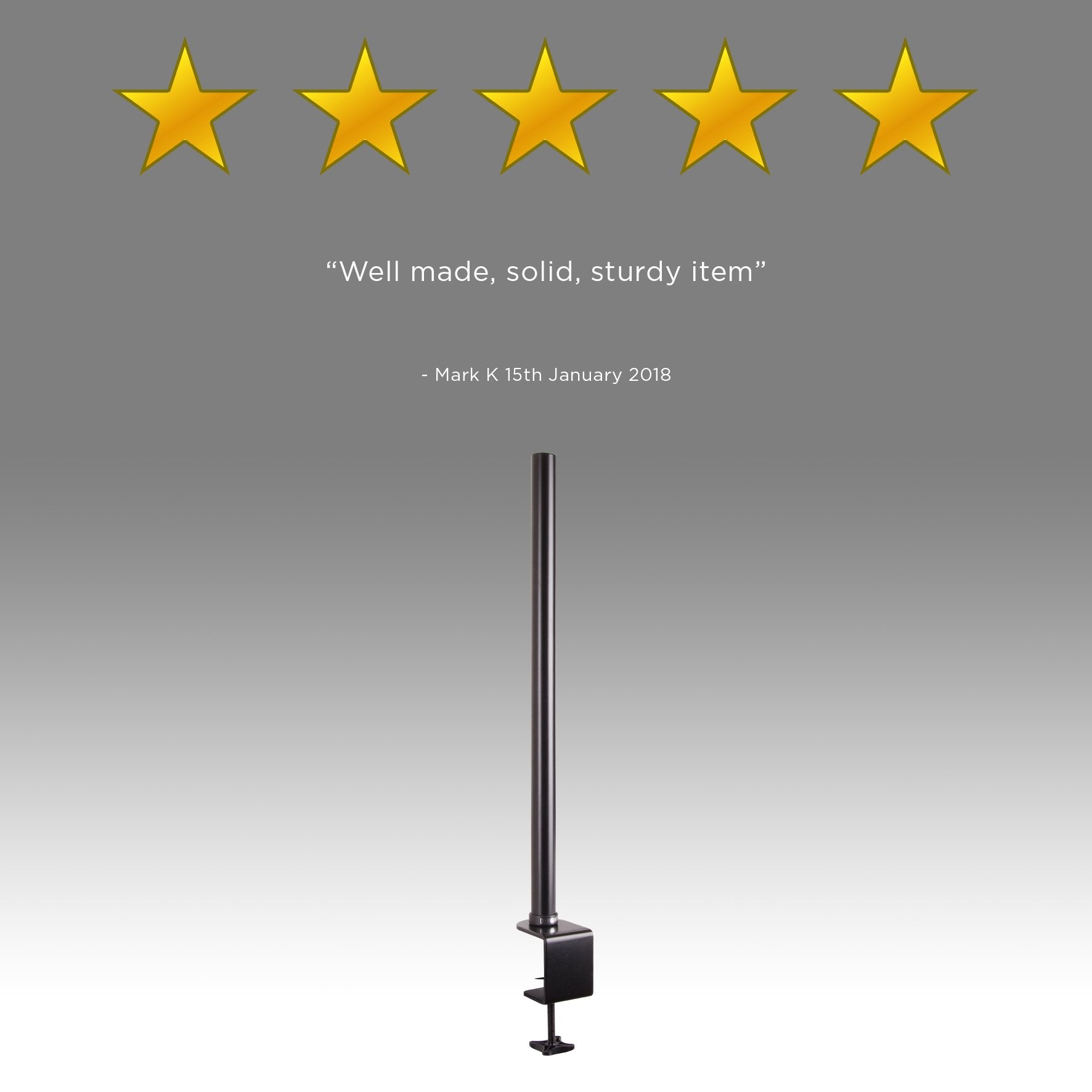 Duronic DM35Pole 80cm Trzon do uchwytów Duronic wieszak | ramię | stojak | słupek