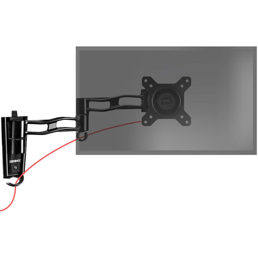 Duronic DM35W1X3 Ścienny uchwyt do monitora ściana | VESA 75 lub VESA 100 | wieszak | ramię | stojak | regulacja monitora | do uchwytów| aluminium