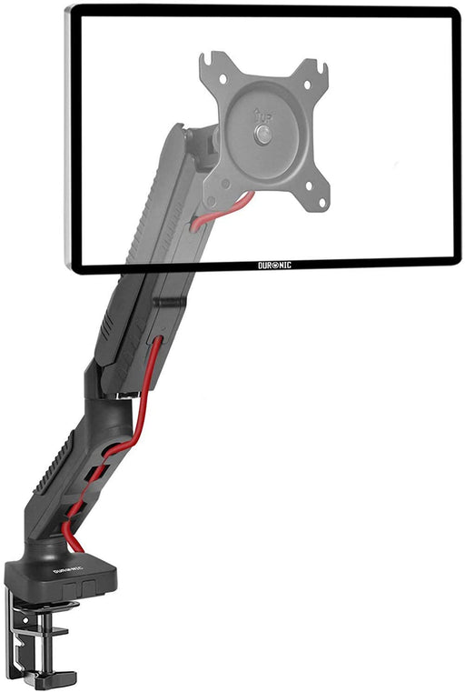 Duronic DMDC5X1 Uchwyt monitora ze sprężyną gazową VESA 100 lub 75 do 6,5 kg przekątna 13 - 24 cale