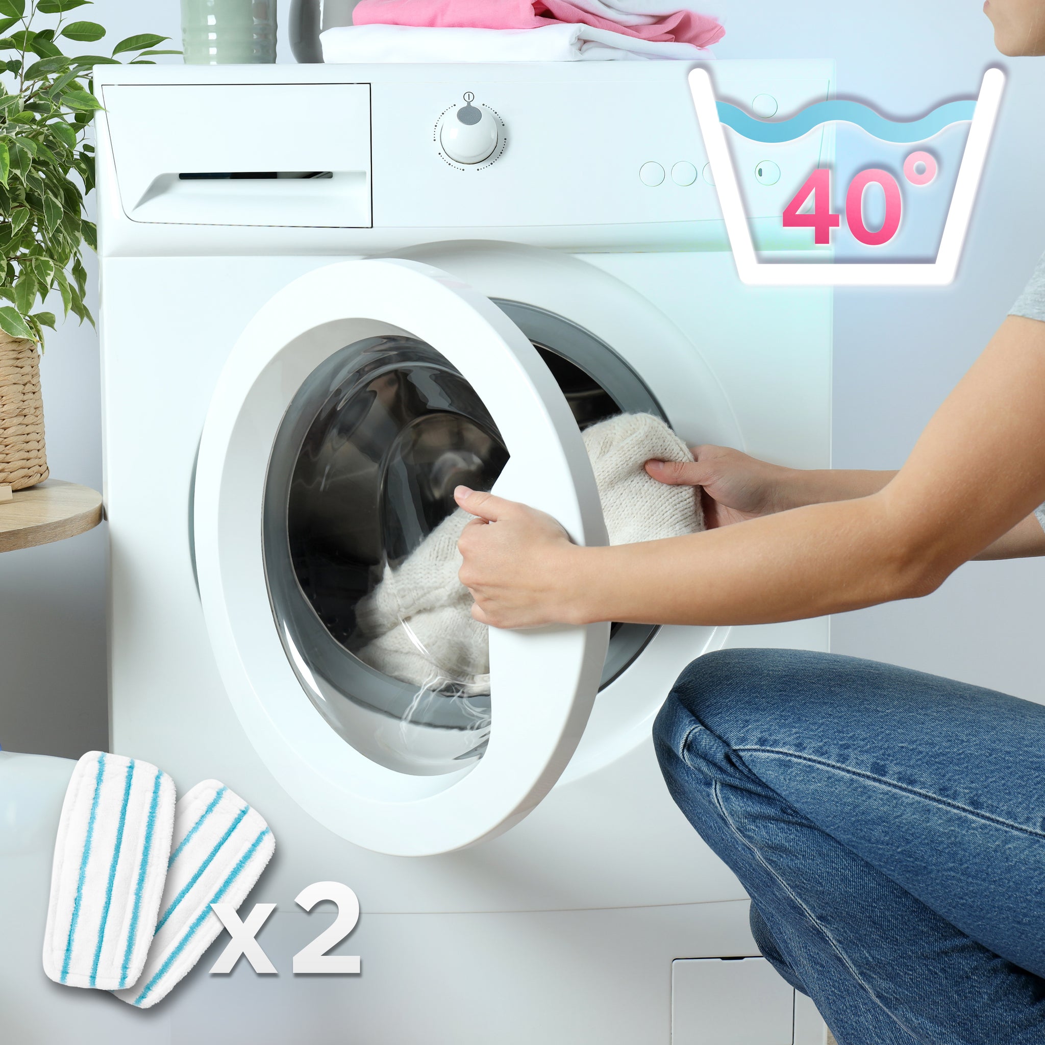 Duronic STM15 BK Elektryczny mop parowy o mocy 1500 W ze zbiornikiem 500 ml i maksymalną temperaturą 100°C do paneli, płytek, dywanów czyszczenie bez chemii. Czarny
