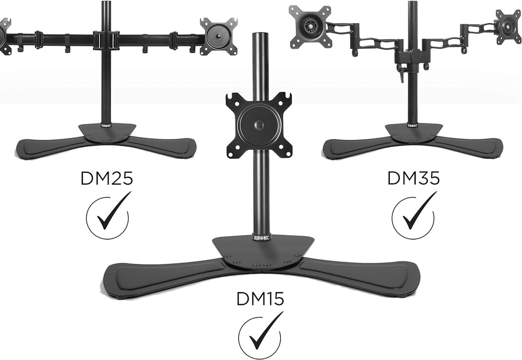 Duronic DM75 Stand Dodatkowa podstawka do monitora, kompatybilna z serią 75