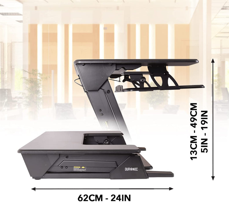 Duronic DM05D21 Biurko stój siedź laptop i monitor