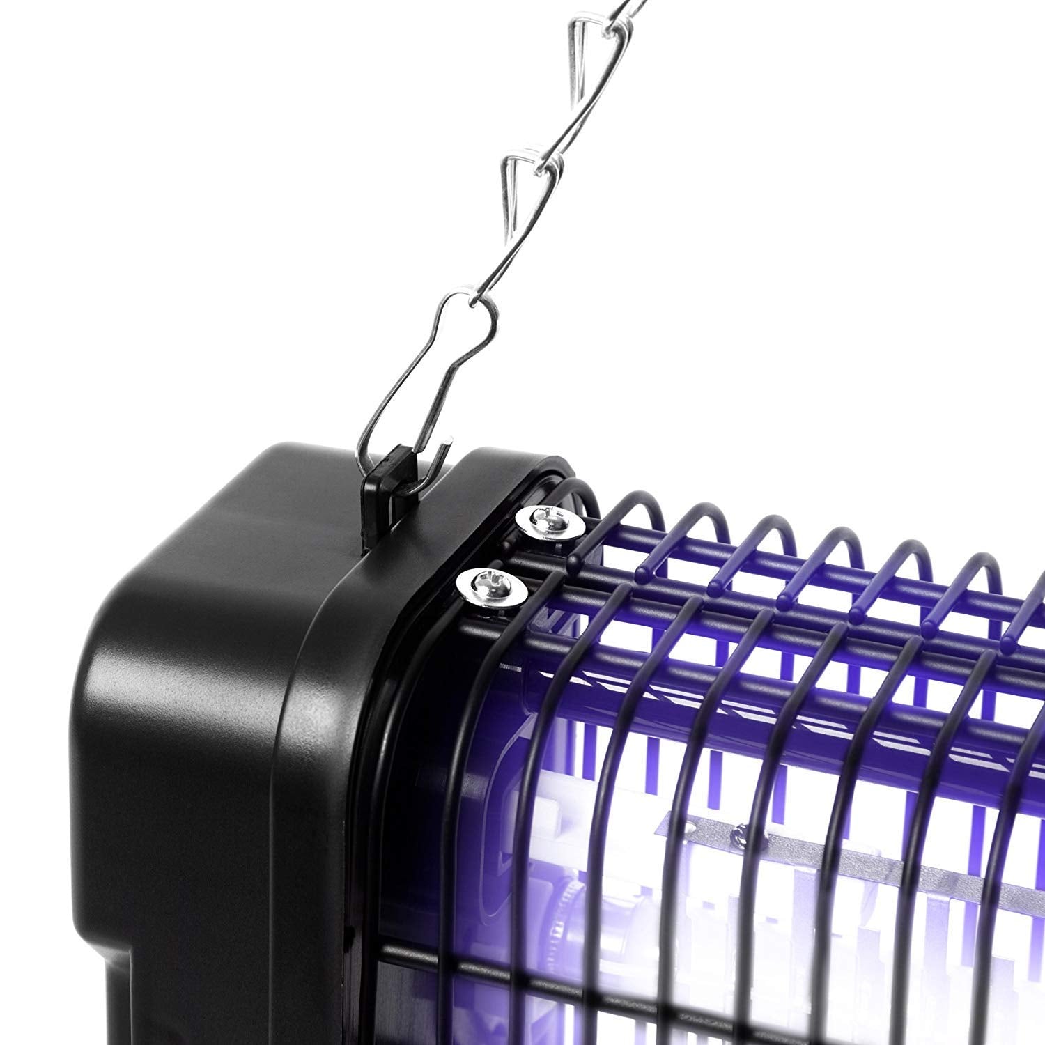 Duronic FK8420 Lampa owadobójcza stop komarom 20W | elektryczny ultradźwiękowy odstraszacz komarów much ciem