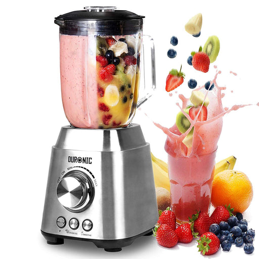 Duronic BL102 Blender kielichowy szklany stojący  | blender stojący | 1000W | blender do koktajli smoothie 1,5L