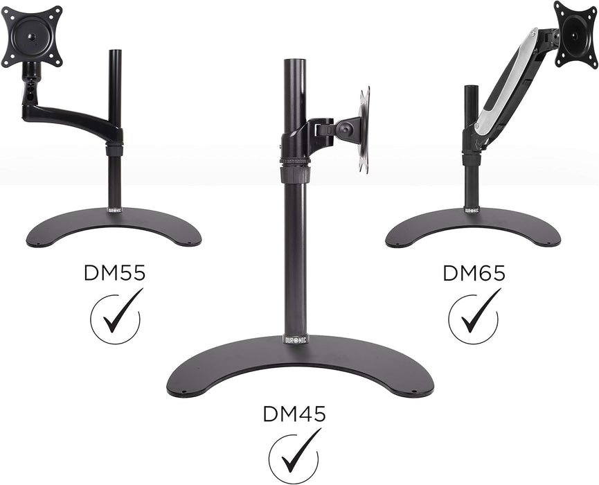 Duronic DM25D Stand Podstawka uchwytów do monitora kompatybilna z serią DM51, DM25, DM35, wybranymi modelami DM45