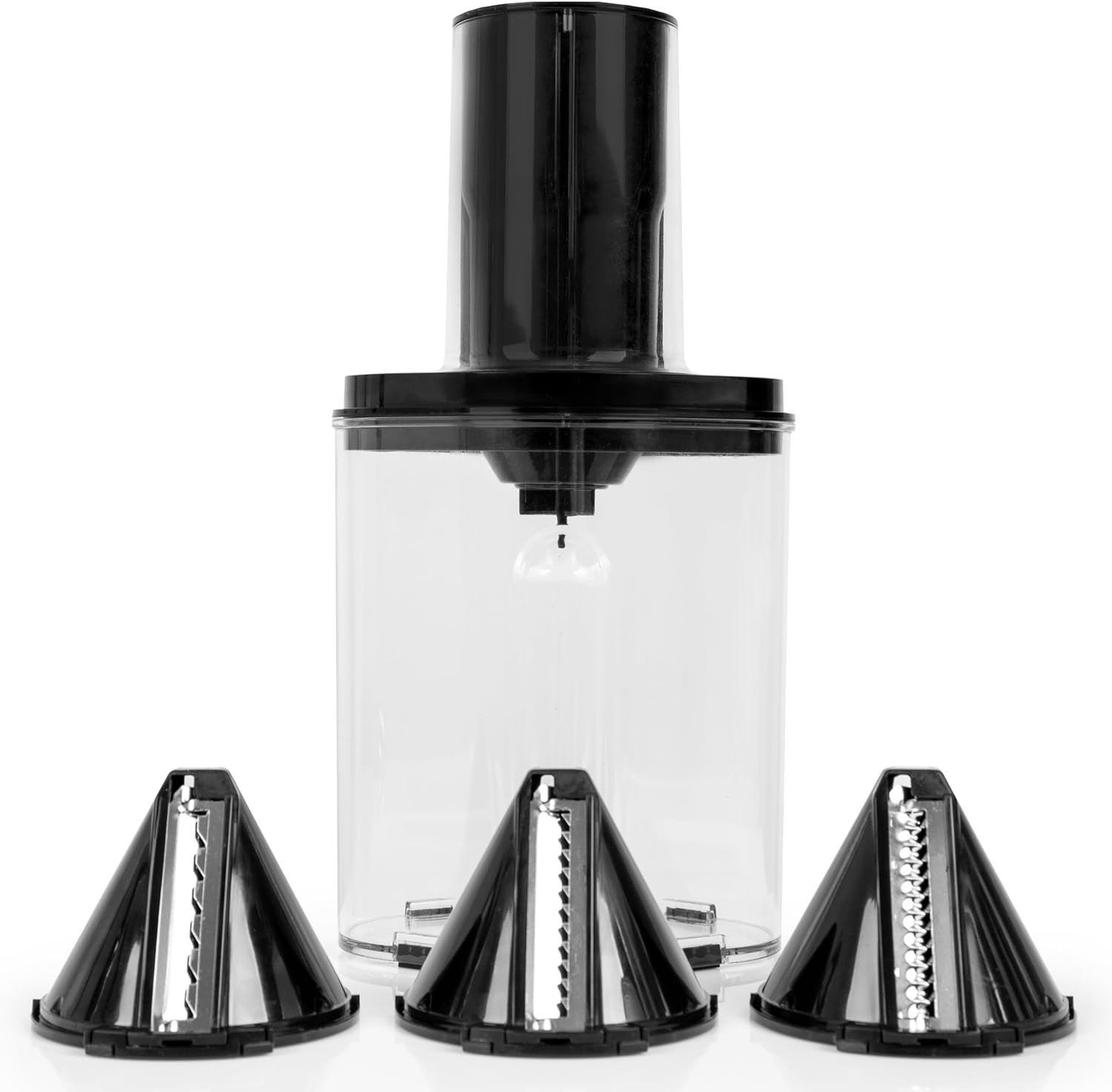 Duronic HBS35 Akcesoria do blendera ręcznego HB35B lub HB35C spiralizer do warzyw z trzema ostrzami | makaron z warzyw, efektowne surówki
