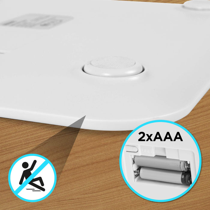 Duronic BS603 Waga łazienkowa elektroniczna do 180 cyfrowy wyświetlacz nowoczesny design