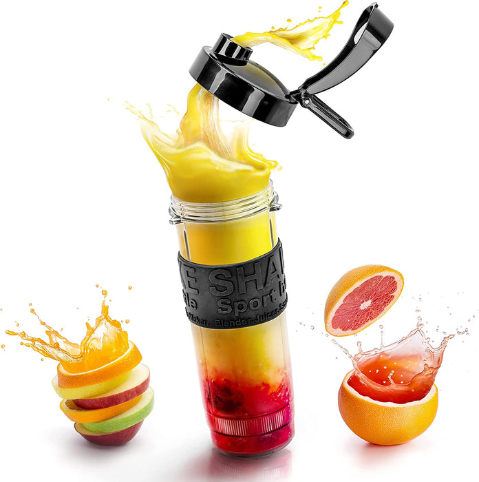 Duronic BB5 Buteka 570 ml bidon do blenderów Duronic BL510 i BL520 | wolna od BPA | na wodę koktajle proteinowe,  smoothie i inne napoje