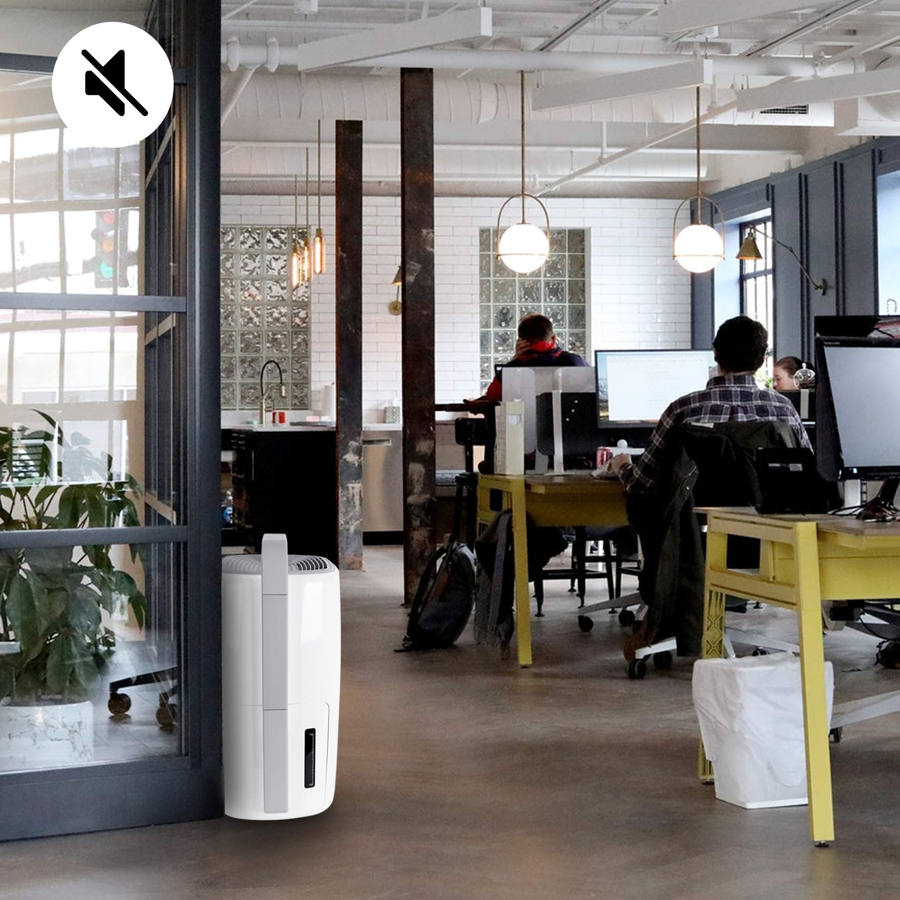 Duronic DH20 Pochłaniacz wilgoci osuszacz powietrza wydajność 20l na dobę programator regulowana wilgotność