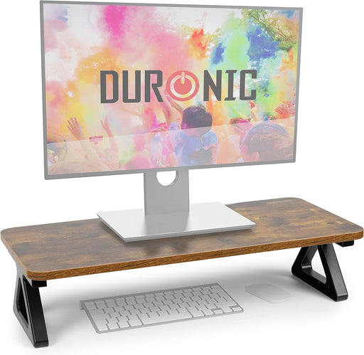 Duronic DM06-1 AO Podstawka pod monitor lub telewizor wykonana z MDF kolor: antyczny dąb | maksymalne obciążenie do 10 kg | nadstawka na biurko