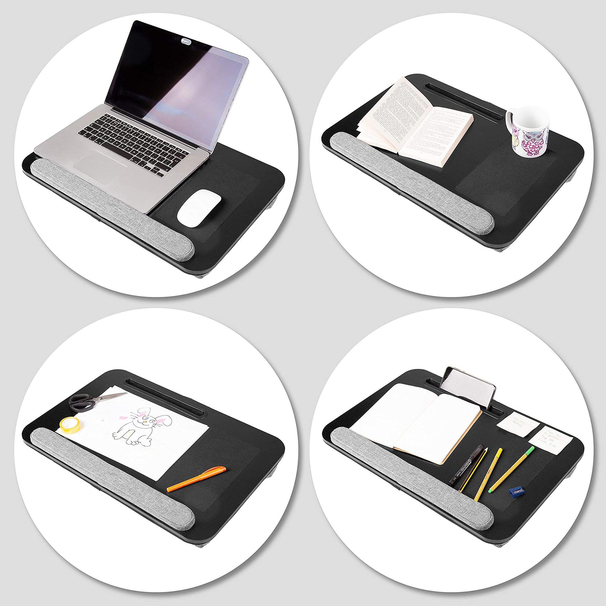 Duronic DML433 Podkładka pod laptop poduszka lekka na kolana i do łóżka miękka