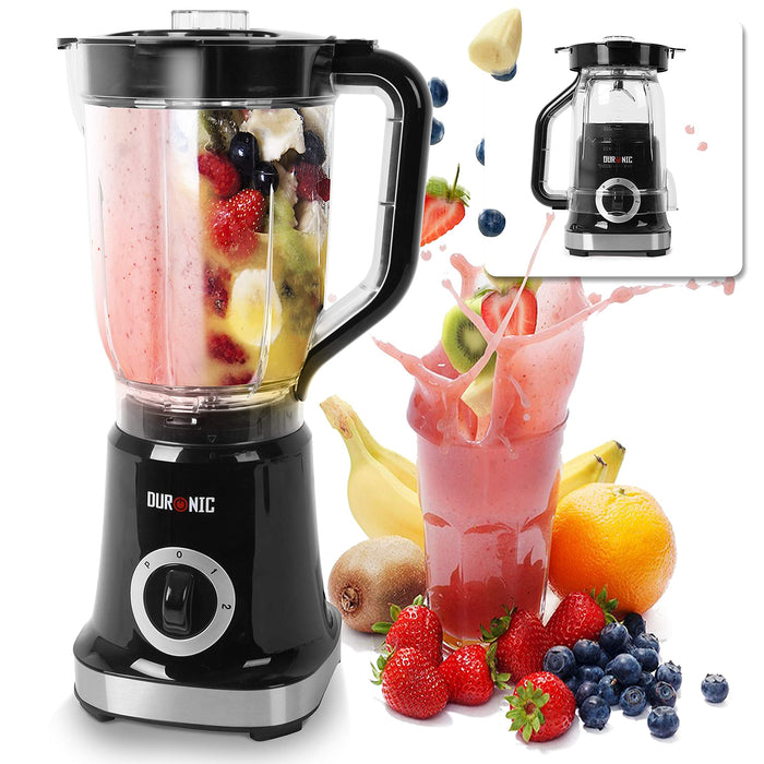 Duronic BL5 BK Blender kielichowy do smoothie 1.8l kielich ostrza Ninja funkcja kruszenia lodu