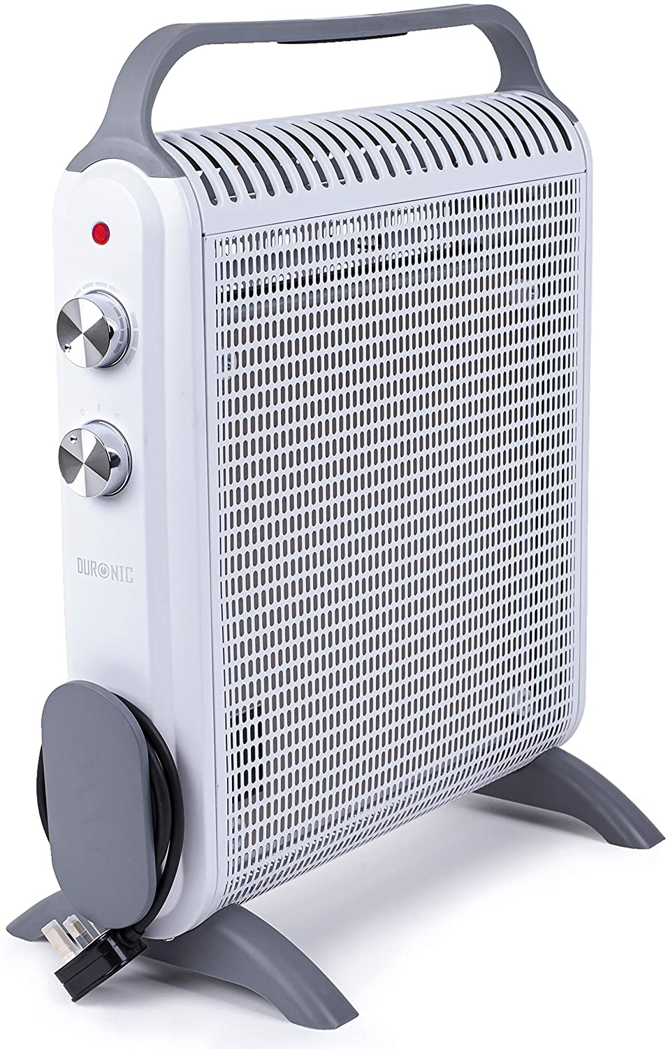 Duronic HV180 Grzejnik elektryczny przenośny 1800W z termostatem w technologi mika bezolejowy 2 programy grzewcze o dużej mocy