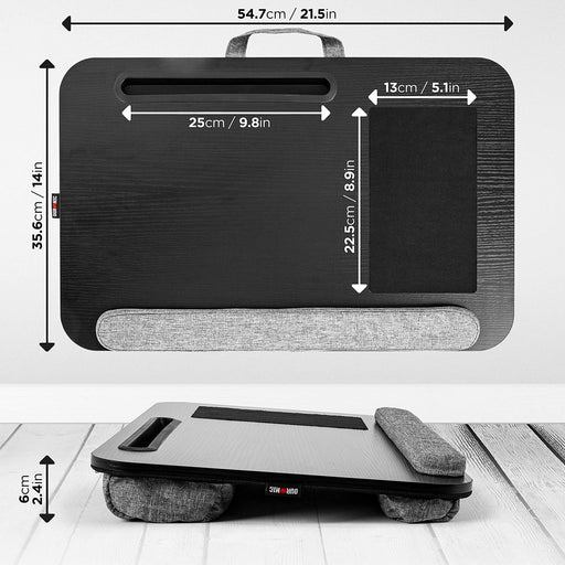 Duronic DML433 Podkładka pod laptop poduszka lekka na kolana i do łóżka miękka