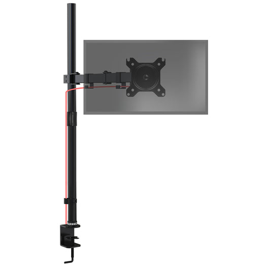 Duronic DMT151X3 Uchwyt na jeden monitor 8 kg do biurka | monitory 13 - 32 cali | VESA 75 lub 100 | uchwyt biurkowy długi słupek 100 cm | do monitorów ultrawide