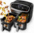 Duronic AF24 BK Airfryer Frytkownica duża 2 duo kurczak ziemniaki frytki