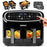 Duronic AF34 airfryer frytkownica XXL duo dwie komory 3 kosze