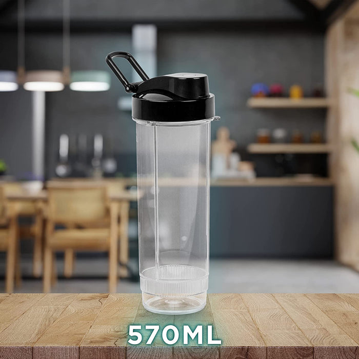 Duronic BL510 Blender personalny kielichowy z jednym kielichem na wynos 570 ml, szczelna nakrętka
