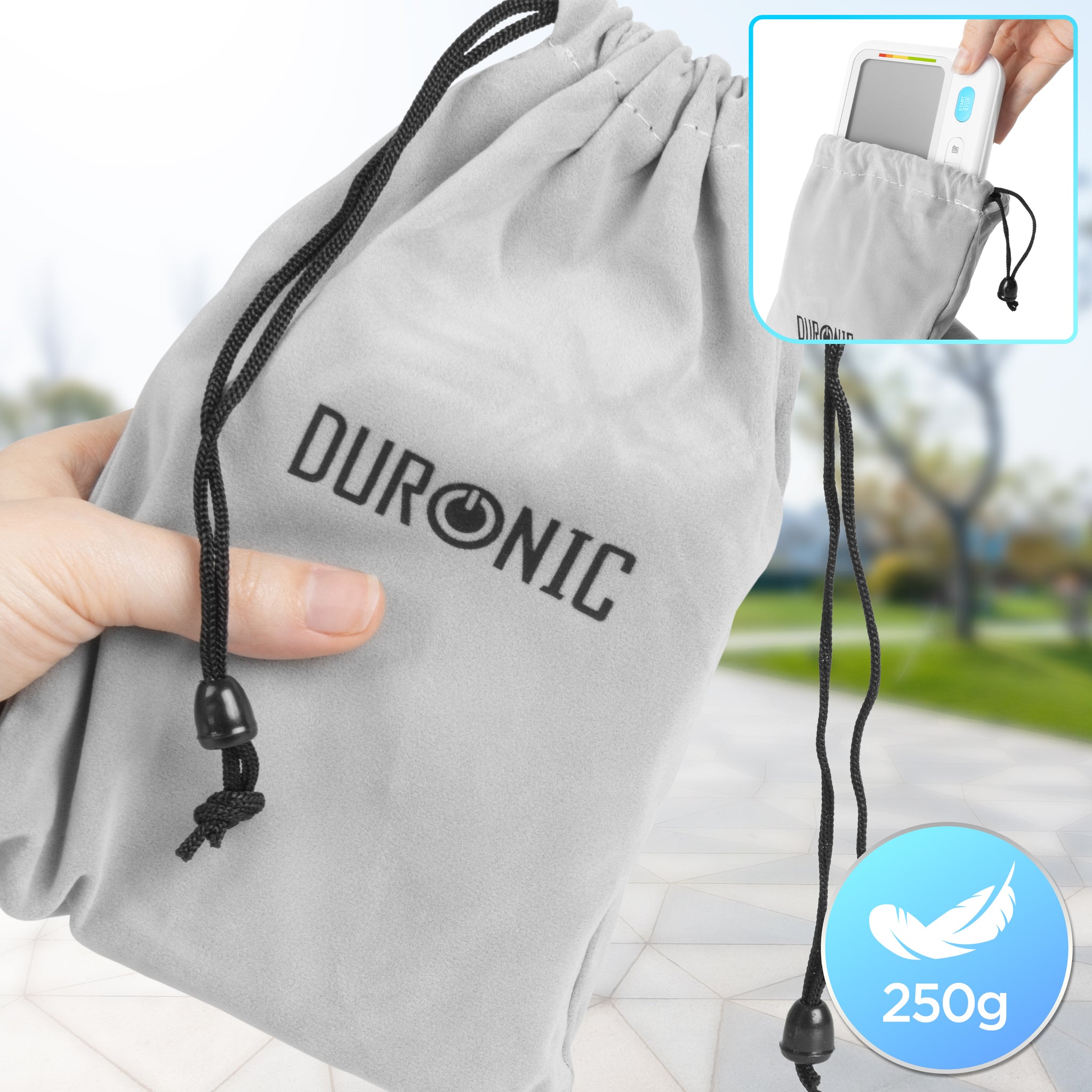 Duronic BPM125 Ciśnieniomierz naramienny elektroniczny, lekki - 250 g, pokrowiec do przechowywania i transportu