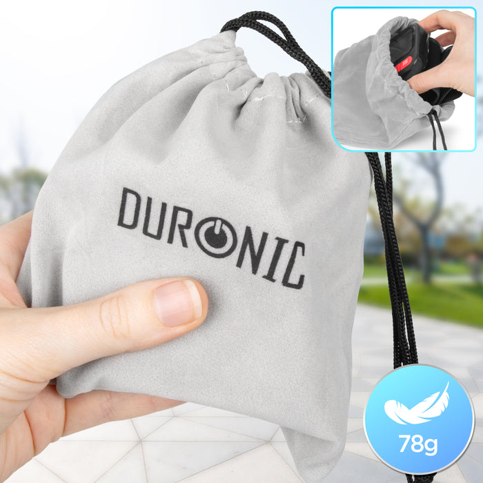 Duronic BPM65 BK Ciśnieniomierz nadgarstkowy automatyczny pokrowiec do przechowywania urządzenia, lekki - 78 g