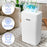 Duronic DH121 Osuszacz powietrza pochłaniacz wilgoci wydajność do 12l/dobę, moc 300W, przepływ powietrza 100 m³/h 