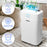 Duronic DH201 Osuszacz powietrza pochłaniacz wilgoci wydajność do 20l/dobę, moc 440W, przepływ powietrza 195 m³/h 