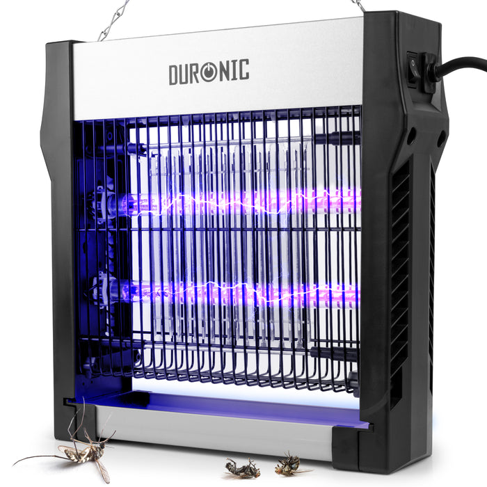 Duronic FK2X4 Elektryczna lampa owadobójcza pułapka na muchy i komary