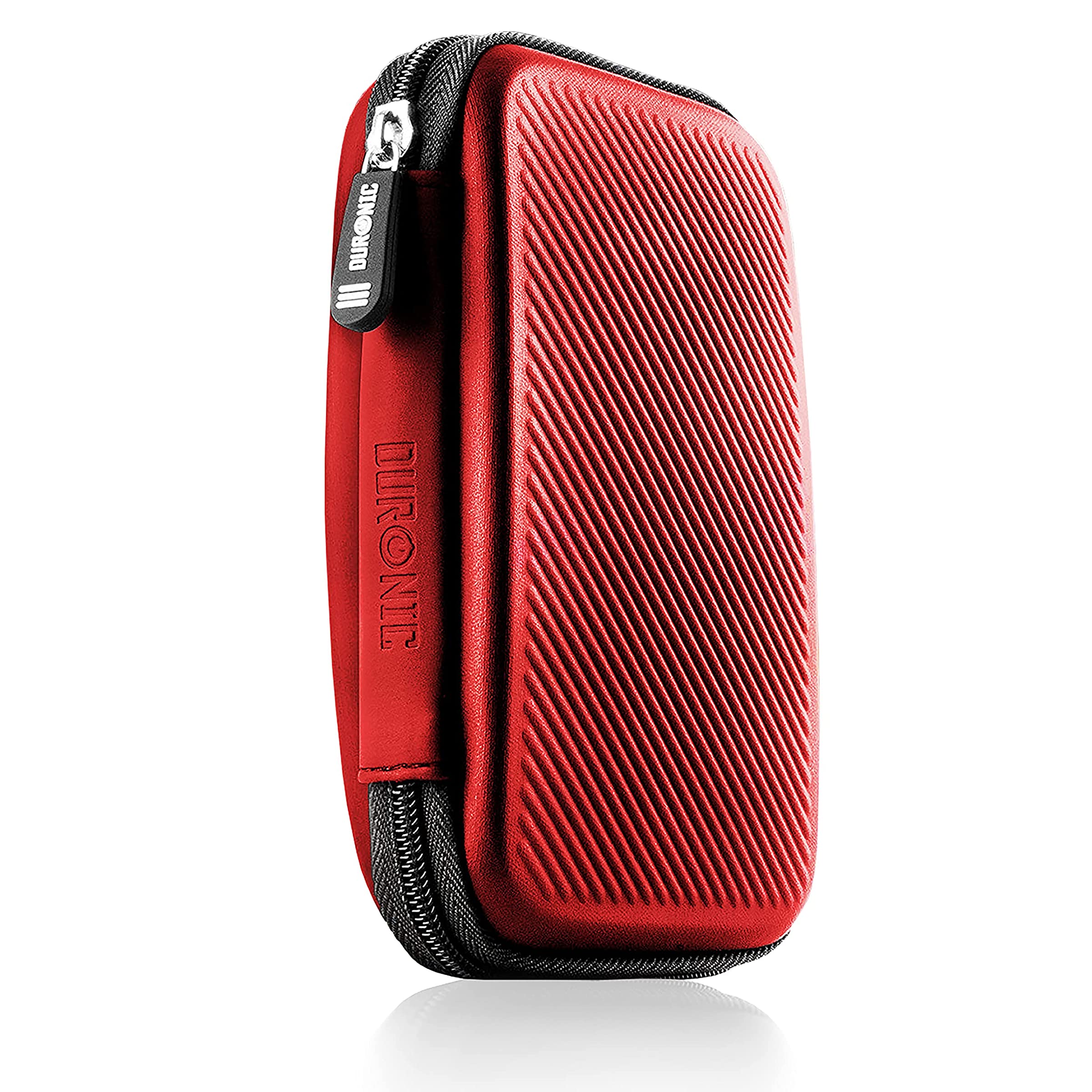 Duronic HDC2 RD Etui na dysk twardy i kable czerwony EVA