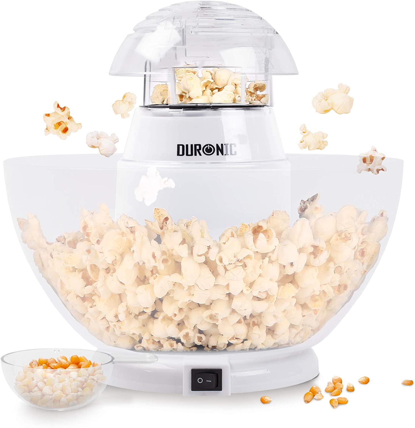 Duronic POP50 WE biała maszynka do popcornu z misą 