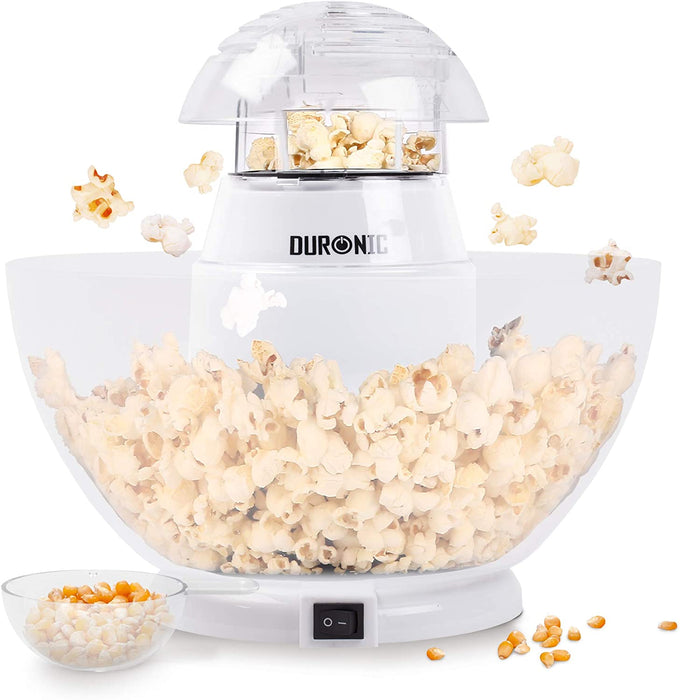 Duronic POP50 WE biała maszynka do popcornu z misą 
