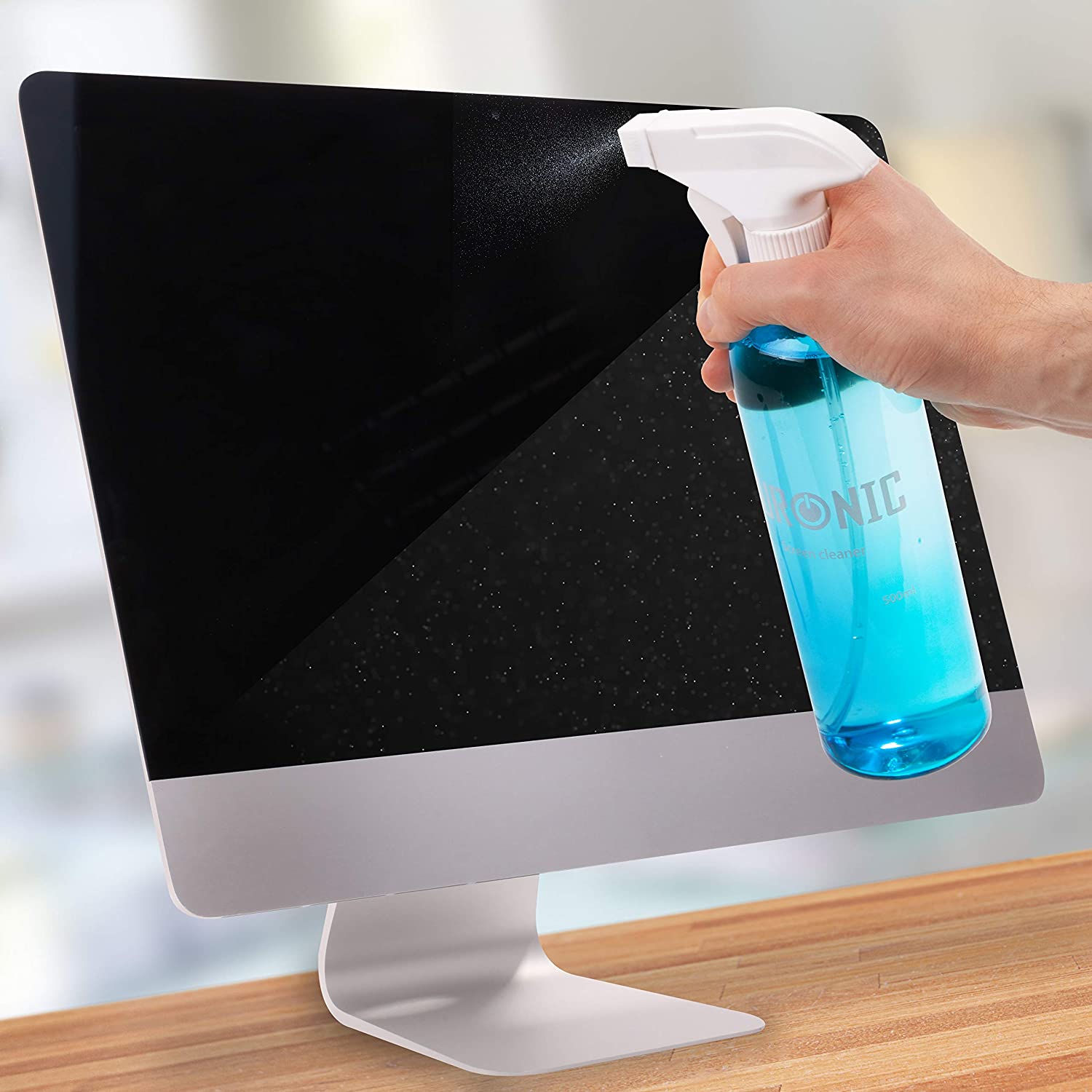 Duronic SCK103 Spray do czyszczenia monitorów i innych ekranów przykładowe zastosowanie do monitora
