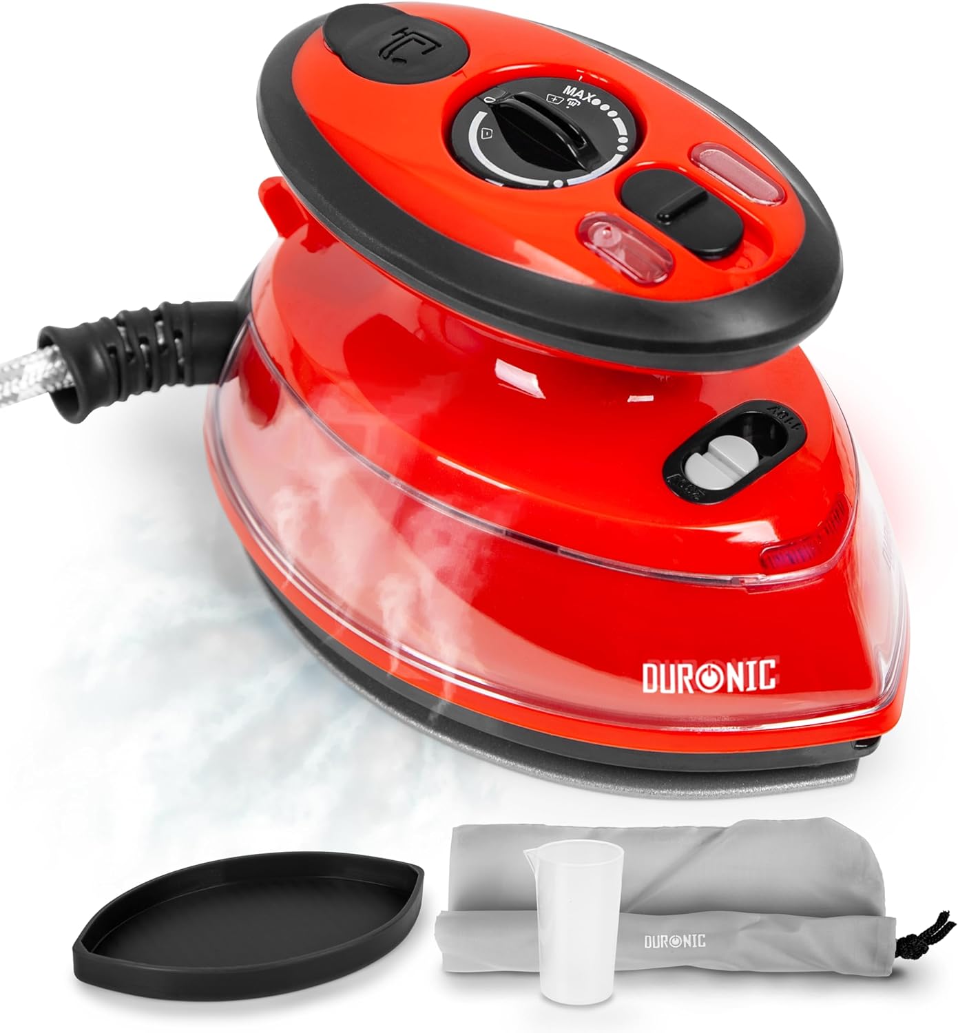 Duronic SI3 RD Czarne żelazko turystyczne mini żelazko 400W