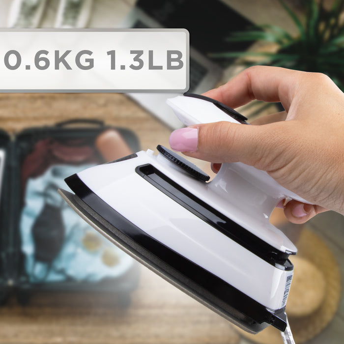 Duronic SI3 WB Żelazko turystyczne mini żelazko waga do 0,6 kg