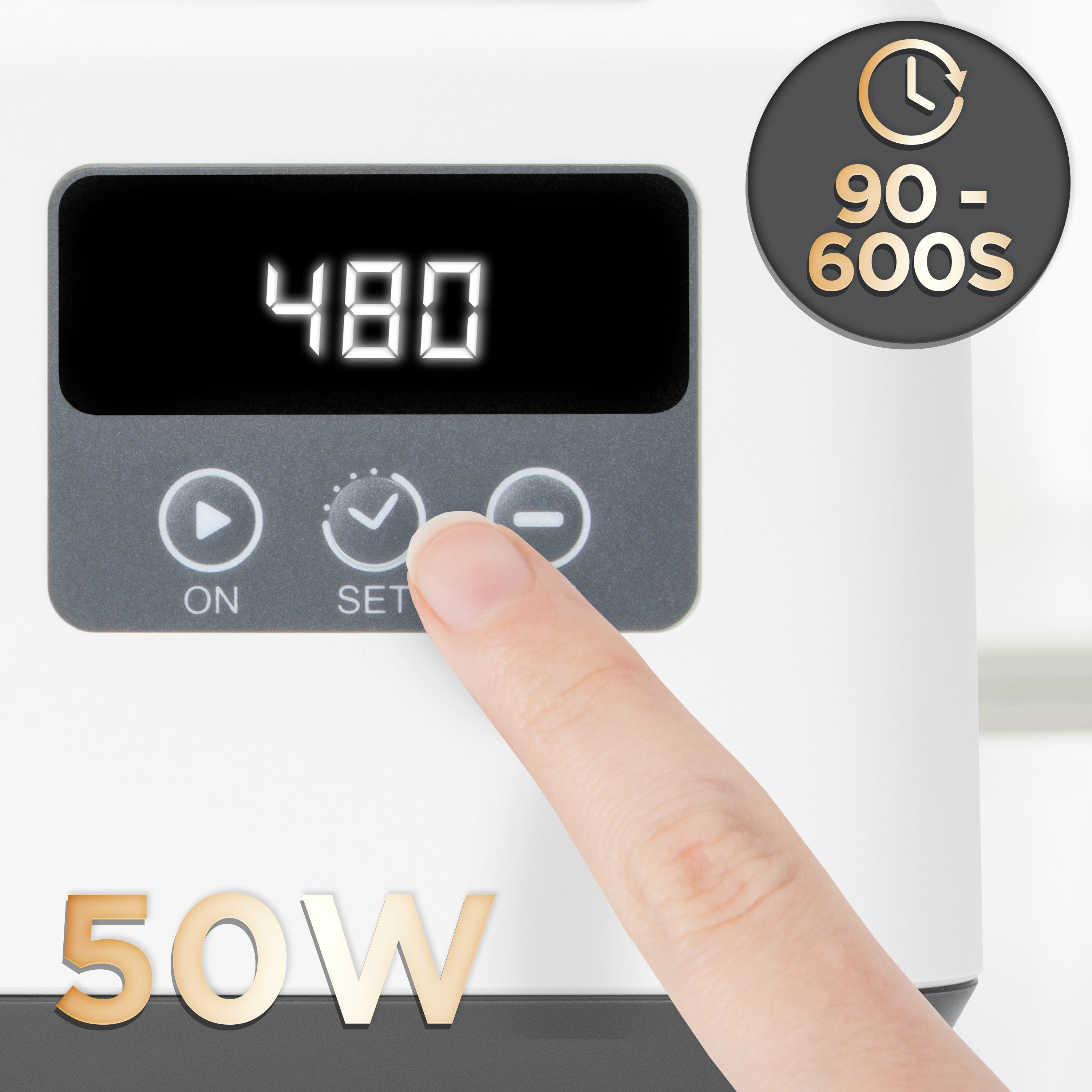 Duronic UC60 Myjka ultradźwiękowa moc 50W, czyszczenie w 90 - 600 sekund, ustawienie czasu mycia