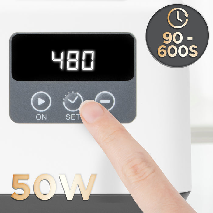 Duronic UC60 Myjka ultradźwiękowa moc 50W, czyszczenie w 90 - 600 sekund, ustawienie czasu mycia