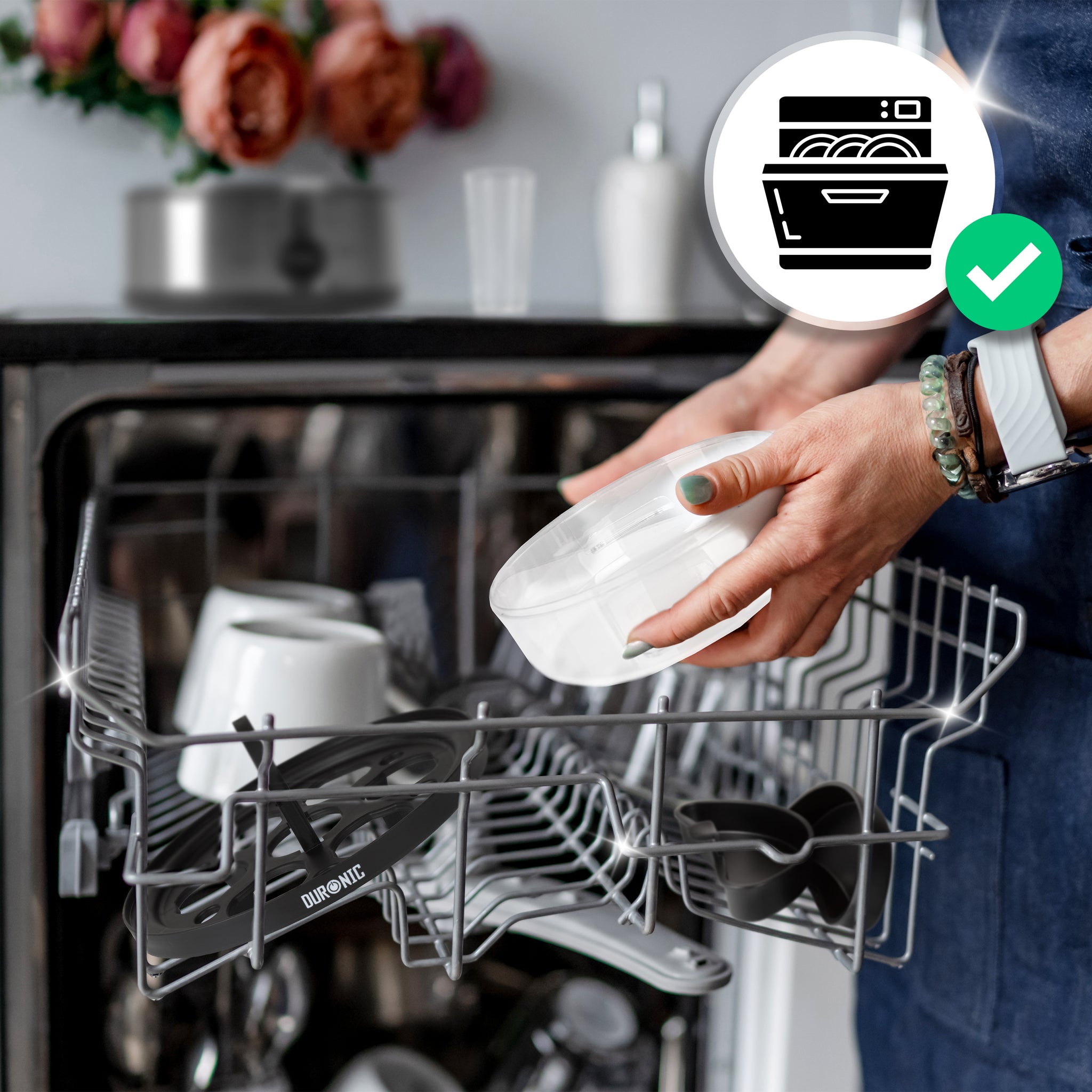 Duronic EB35 BK Jajowar do gotowania jajek na miękko na twardo 350 W | maksymalnie 7 jaj | wyłącznik automatyczny | miarka nakłuwak i wygodny stojak | urządzenie do gotowania jajek z timerem