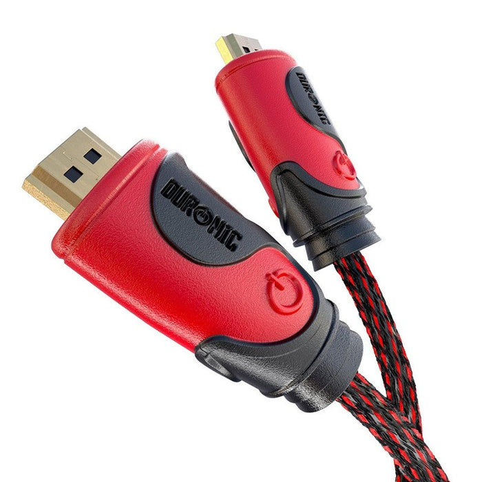 Duronic HDC03 1,5m kabel HDMI przewód 2.0 UHD    | kino domowe | złączki z 24-karatowego złota | wysoka wydajność