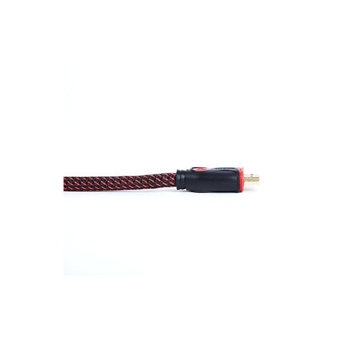 Duronic HDC03 3m kabel HDMI 3 m przewód 2.0 UHD  | kino domowe | złączki z 24-karatowego złota | wysoka wydajność