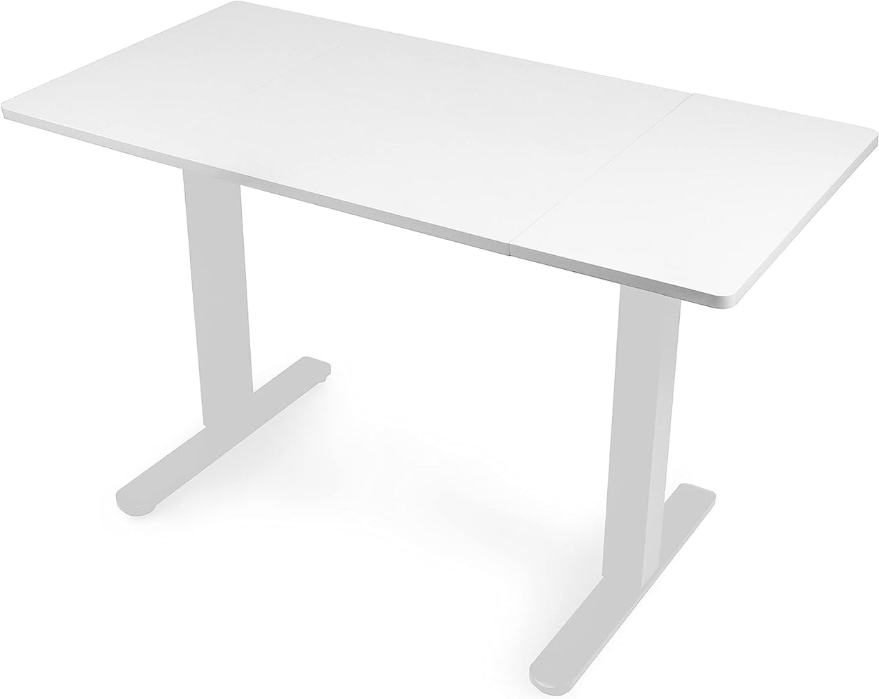Duronic TT160 WE Blat do biurka z elektryczną regulacją wysokości z MDF 160 x 60 cm Kolor: biały | biurko stój-siedź miksuj i łącz blat i rama | wygodne ergonomiczne biurko prostokątne
