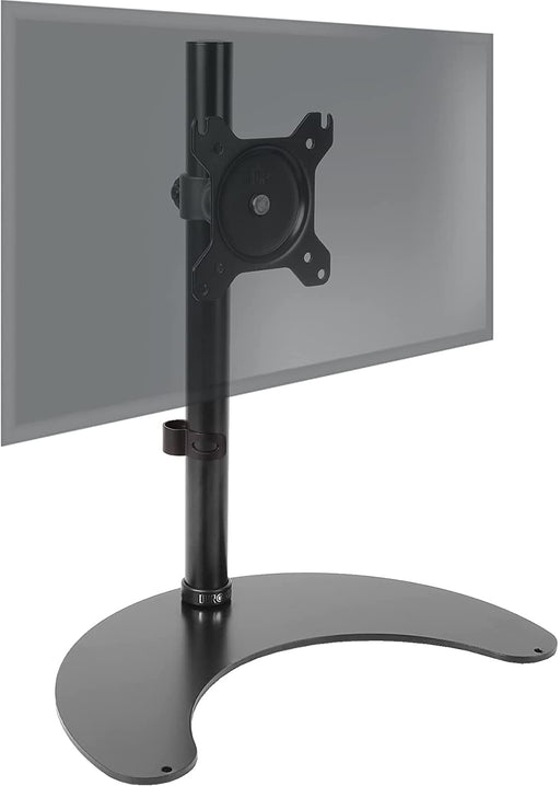 Duronic DM15D1 Uchwyt biurkowy do monitora 1 ekran, VESA 75 VESA 100 maksymalne obciążenie 8 kg czarny regulacja wysokości