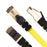 Duronic CAT8 YW 2m Kabel sieciowy Ethernet żółty LAN transmisja 40GB skrętka S/FTP pachcord