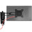 Duronic DM35W1X2 Uchwyt do monitora na ścianę 27" | VESA 75 lub VESA 100 | wieszak | ramię | stojak | regulacja monitora | do uchwytów| aluminium