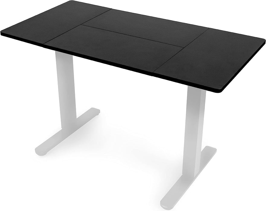 Duronic TT120 BK Blat biurka z elektryczną regulacją wysokości z MDF 120 x 60 cm Kolor: czarny | biurko stój-siedź miksuj i łącz blat i rama | wygodne ergonomiczne biurko prostokątne