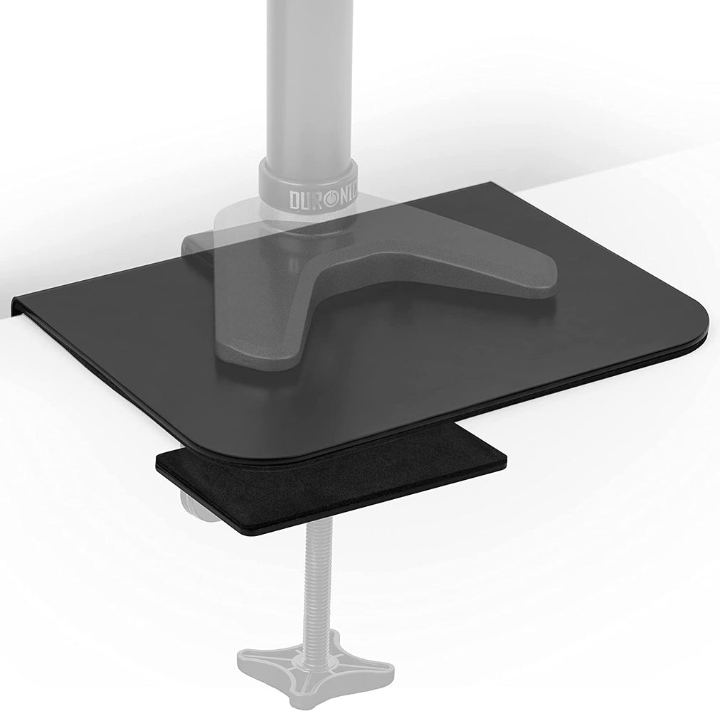 Duronic DMSC1 Podkładka wzmacniająca na biurko pod uchwyty biurkowe z klamrą | dodatkowa ochrona dla blatu | Unikanie zarysowań na delikatnych powierzchniach